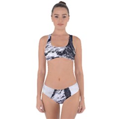 Matterhorn Switzerland Mountain Criss Cross Bikini Set