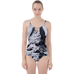 Matterhorn Switzerland Mountain Cut Out Top Tankini Set