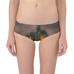 Mont St Michel Sunset Island Church Classic Bikini Bottoms by Nexatart