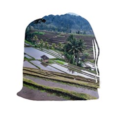 Rice Terrace Rice Fields Drawstring Pouches (xxl)