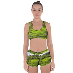 Rice Terrace Terraces Racerback Boyleg Bikini Set