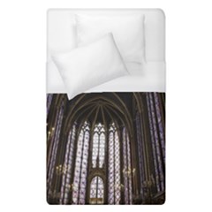 Sainte Chapelle Paris Stained Glass Duvet Cover (single Size) by Nexatart