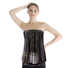 Sainte Chapelle Paris Stained Glass Strapless Top