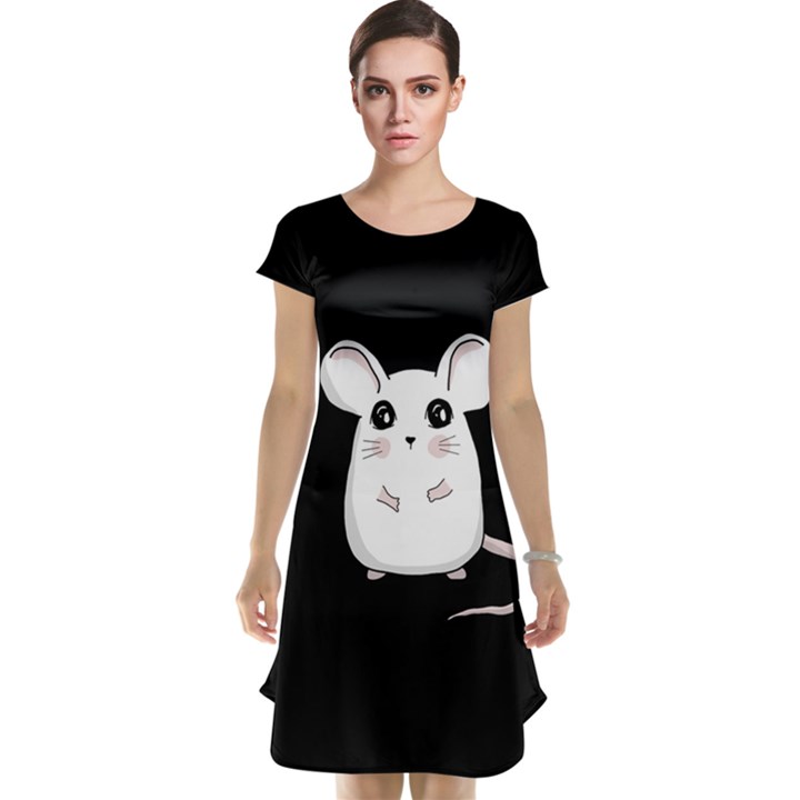 Cute Mouse Cap Sleeve Nightdress