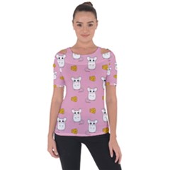 Cute Mouse Pattern Short Sleeve Top