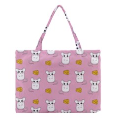 Cute Mouse Pattern Medium Tote Bag by Valentinaart