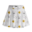 Cute Mouse Pattern Mini Flare Skirt View1