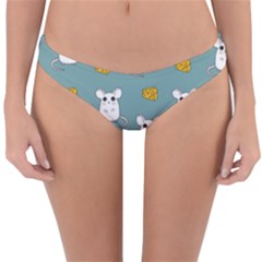 Cute Mouse Pattern Reversible Hipster Bikini Bottoms