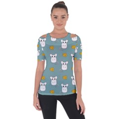 Cute Mouse Pattern Short Sleeve Top