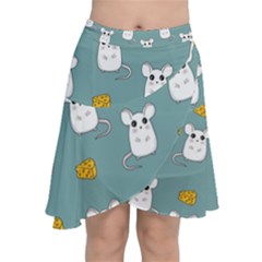 Cute Mouse Pattern Chiffon Wrap