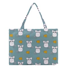 Cute Mouse Pattern Medium Tote Bag by Valentinaart