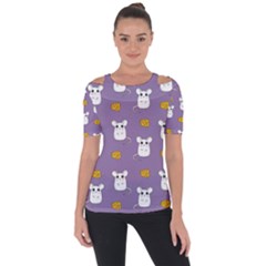 Cute Mouse Pattern Short Sleeve Top