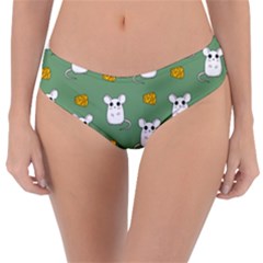 Cute Mouse Pattern Reversible Classic Bikini Bottoms