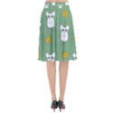 Cute Mouse Pattern Flared Midi Skirt View2