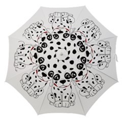 Cute Dalmatian Puppy  Straight Umbrellas by Valentinaart