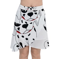 Cute Dalmatian Puppy  Chiffon Wrap