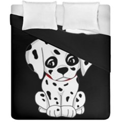 Cute Dalmatian Puppy  Duvet Cover Double Side (california King Size) by Valentinaart