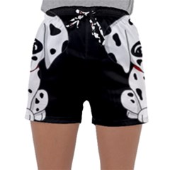 Cute Dalmatian Puppy  Sleepwear Shorts