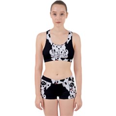 Cute Dalmatian Puppy  Work It Out Sports Bra Set