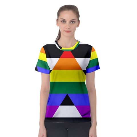 Straight Ally Flag Women s Sport Mesh Tee by Valentinaart