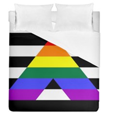 Straight Ally Flag Duvet Cover (queen Size) by Valentinaart