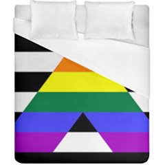 Straight Ally Flag Duvet Cover (california King Size) by Valentinaart