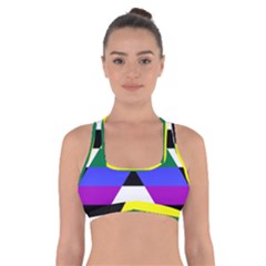 Straight Ally Flag Cross Back Sports Bra by Valentinaart