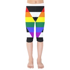 Straight Ally Flag Kids  Capri Leggings 