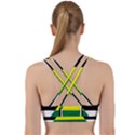 Straight Ally flag Back Weave Sports Bra View2