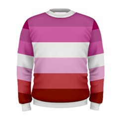 Lesbian Pride Flag Men s Sweatshirt by Valentinaart