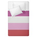 Lesbian Pride Flag Duvet Cover Double Side (Single Size) View1