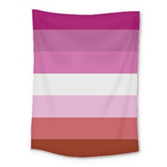 Lesbian Pride Flag Medium Tapestry