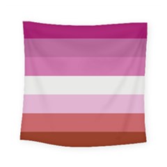 Lesbian Pride Flag Square Tapestry (small) by Valentinaart