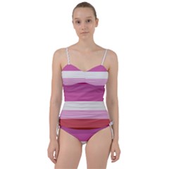 Lesbian Pride Flag Sweetheart Tankini Set