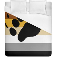 Bear Pride Flag Duvet Cover (california King Size) by Valentinaart