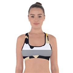 Bear Pride Flag Cross Back Sports Bra