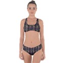 Bamboo pattern Criss Cross Bikini Set View1