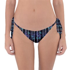 Bamboo Pattern Reversible Bikini Bottom