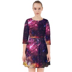 Space Colors Smock Dress