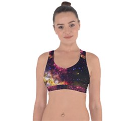 Space Colors Cross String Back Sports Bra