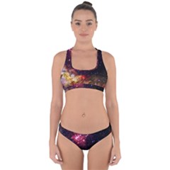 Space Colors Cross Back Hipster Bikini Set