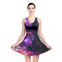 Space Colors Reversible Skater Dress by ValentinaDesign