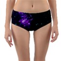 Space colors Reversible Mid-Waist Bikini Bottoms View1