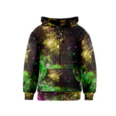 Space Colors Kids  Zipper Hoodie by ValentinaDesign