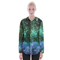 Space Colors Womens Long Sleeve Shirt