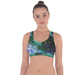 Space Colors Cross String Back Sports Bra