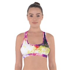 Space Colors Cross Back Sports Bra