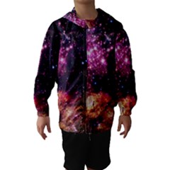 Space Colors Hooded Wind Breaker (kids) by ValentinaDesign