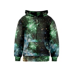 Space Colors Kids  Zipper Hoodie by ValentinaDesign