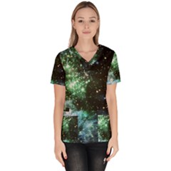 Space Colors Scrub Top